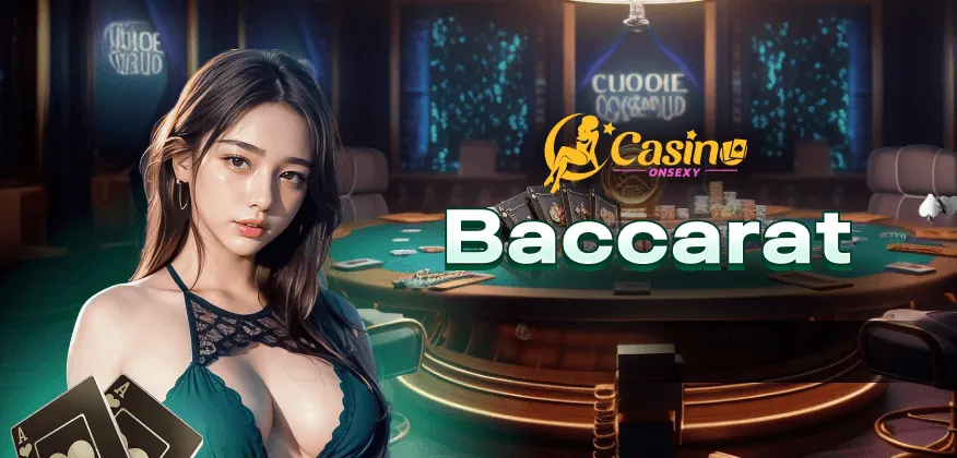Hình ảnh sòng bạc trực tuyến tại vicclub casino với bàn baccarat và người chia bài thật